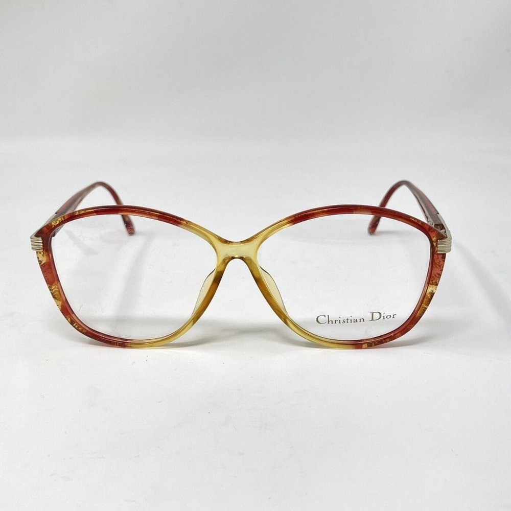 VINTAGE CHRISTIAN DIOR Eyeglasses Frame 80'S 2531 32 Tortoise Germany big 60mm